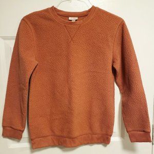 GIRLS FAUX FUR FLEECE SWEATSHIRT - by CAT & JACK - XL (16) - EX LONG - RN 17730